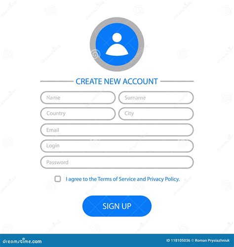 Create New Account.